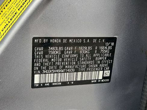 Certified 2019 Honda Fit LX image 26