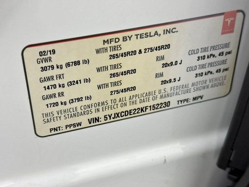 Used 2019 Tesla Model X Long Range image 37