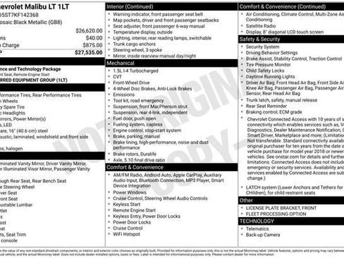 Used 2019 Chevrolet Malibu LT image 2