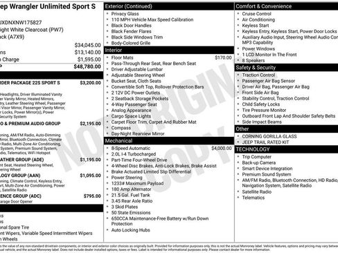 Used 2022 Jeep Wrangler Unlimited Sport AWD/4WD image 3