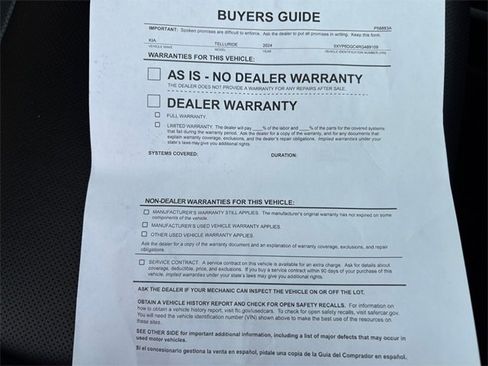 Used 2024 Kia Telluride S w/ S Sunroof Package image 48