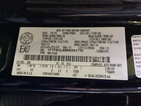 Used 2024 Ford F150 XLT w/ Equipment Group 302A MID AWD/4WD image 16