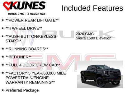New 2026 GMC Sierra 1500 Elevation w/ Elevation Premium Package