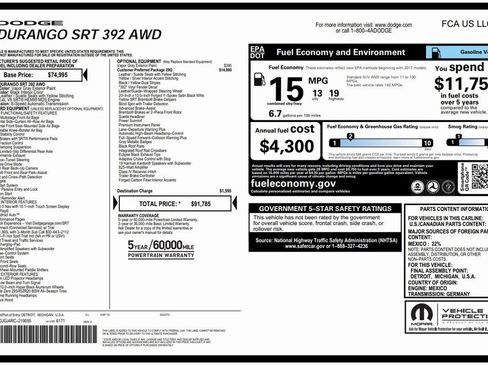 Certified 2024 Dodge Durango SRT image 4