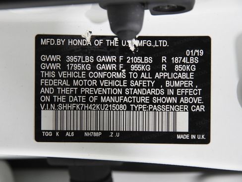 Used 2019 Honda Civic Sport image 21