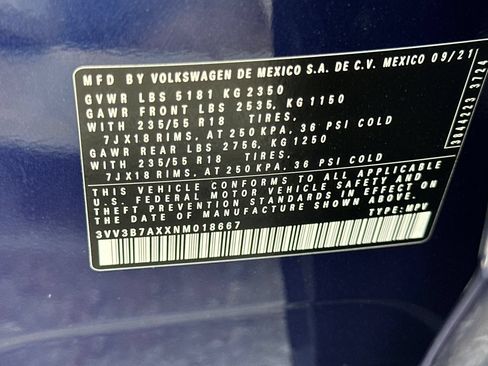 Used 2022 Volkswagen Tiguan SE FWD image 29