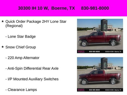 Used 2022 RAM 2500 Lone Star w/ Snow Chief Group AWD/4WD image 10