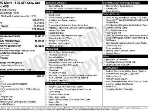 Certified 2025 GMC Sierra 1500 AT4 w/ AT4 Premium Package image 33