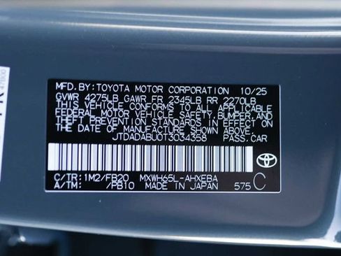 New 2026 Toyota Prius LE AWD/4WD image 15