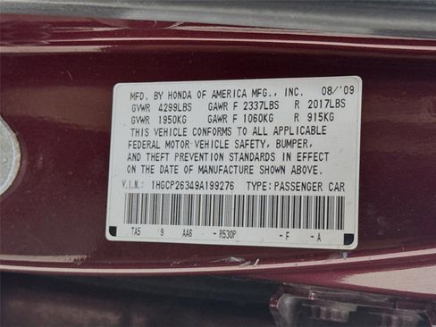 Used 2009 Honda Accord LX image 27