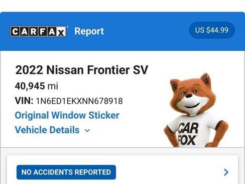 Used 2022 Nissan Frontier SV AWD/4WD image 7