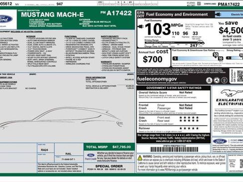 Used 2023 Ford Mustang Mach-E Select RWD image 4