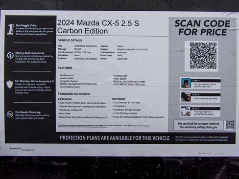 Used 2024 MAZDA CX-5 Carbon Edition image 29