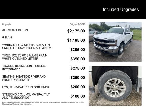 Used 2018 Chevrolet Silverado 1500 LT w/ All Star Edition AWD/4WD image 6
