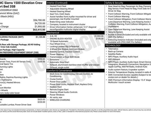 Used 2024 GMC Sierra 1500 Elevation w/ Max Trailering Package AWD/4WD image 5