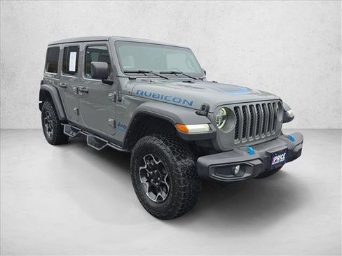Used 2022 Jeep Wrangler Unlimited Rubicon 4xe w/ Cold Weather Group AWD/4WD image 3