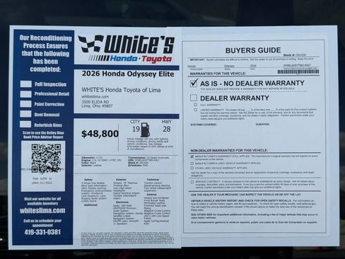 Used 2026 Honda Odyssey Elite image 41