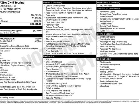 Used 2016 MAZDA CX-5 Touring w/ Bose/Moonroof Package AWD/4WD image 2