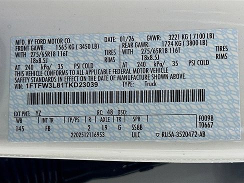 New 2026 Ford F150 XLT w/ Equipment Group 302A MID image 25