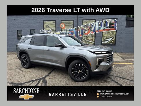 New 2026 Chevrolet Traverse LT w/ Sun and Wheel Package AWD/4WD image 1
