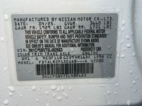 Certified 2025 Nissan Kicks Play S FWD image 30