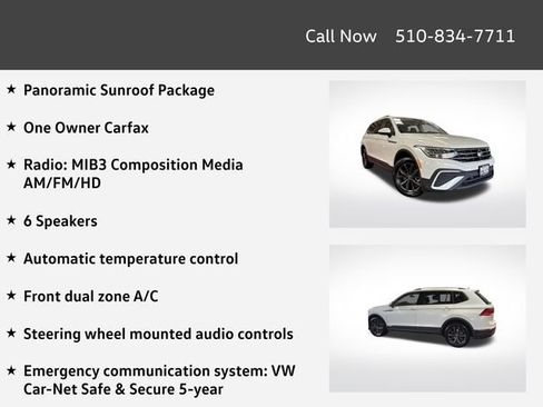 Certified 2023 Volkswagen Tiguan SE w/ Panoramic Sunroof Package FWD image 4
