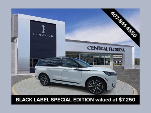 New 2025 Lincoln Aviator Black Label w/ Black Label Special Edition AWD/4WD image 1