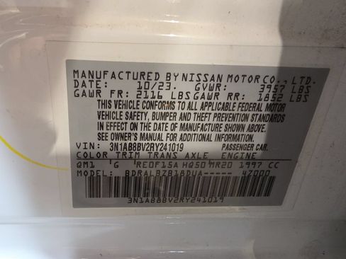 Used 2024 Nissan Sentra S FWD image 25