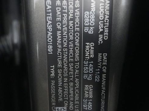 Used 2023 Lucid Air Touring image 27