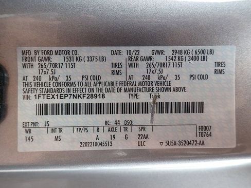 Used 2022 Ford F150 XLT AWD/4WD image 14