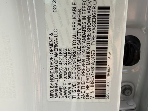 New 2026 Honda Accord SE image 23