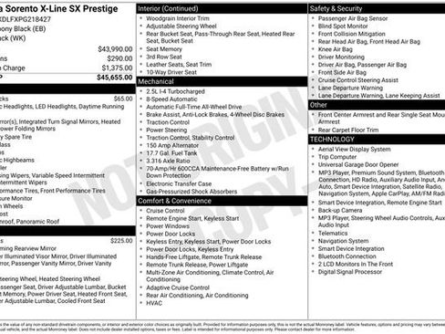 Certified 2023 Kia Sorento SX Prestige AWD/4WD image 15