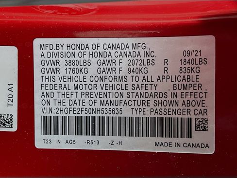 Used 2022 Honda Civic Sport image 25