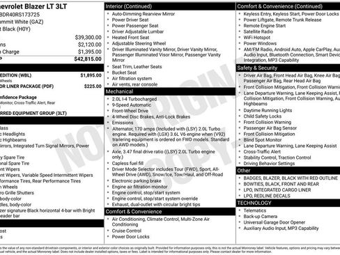 Used 2024 Chevrolet Blazer LT w/ Redline Edition FWD image 2
