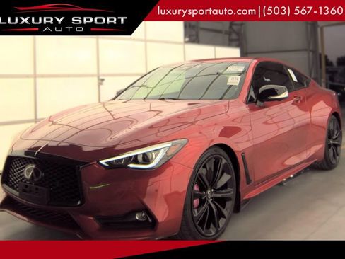 Used 2021 INFINITI Q60 Red Sport 400 w/ Proactive Package RWD image 1