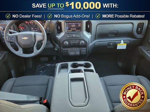New 2026 Chevrolet Silverado 1500 Custom w/ Turbomax Blackout Package AWD/4WD image 21
