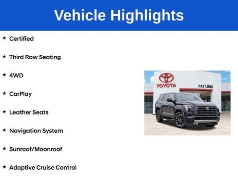 Certified 2025 Toyota Sequoia Limited AWD/4WD image 5