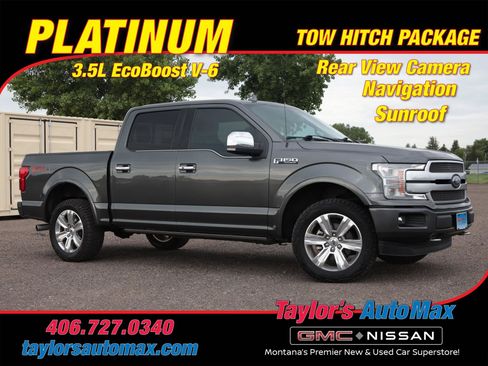 Used 2018 Ford F150 Platinum w/ Equipment Group 701A Luxury AWD/4WD image 1