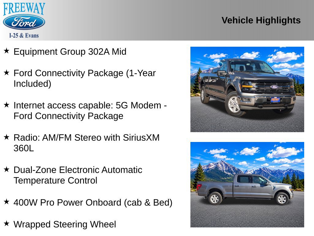 Used 2026 Ford F150 XLT w/ Equipment Group 302A MID AWD/4WD image 2