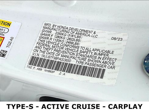 Used 2023 Acura TLX Type S AWD/4WD image 19