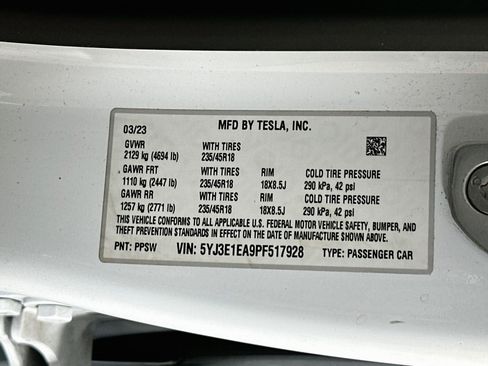 Used 2023 Tesla Model 3 Standard Range RWD image 12