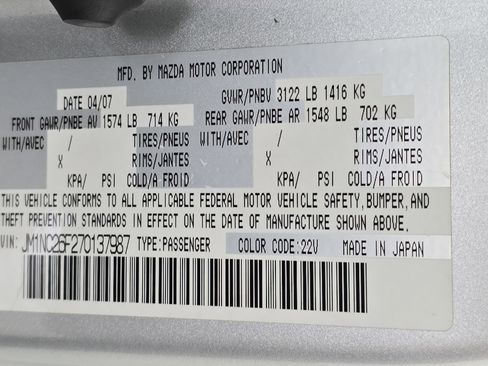 Used 2007 MAZDA MX-5 Miata Sport w/ Appearance Pkg image 29