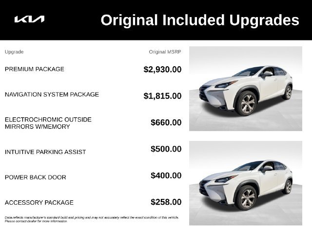Used 2017 Lexus NX 200t AWD w/ Premium Package image 2