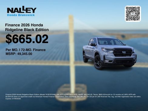 New 2026 Honda Ridgeline Black Edition image 7