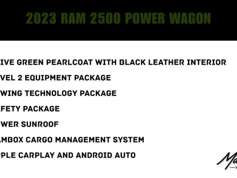 Used 2023 RAM 2500 Power Wagon w/ Level 2 Equipment Group AWD/4WD image 2