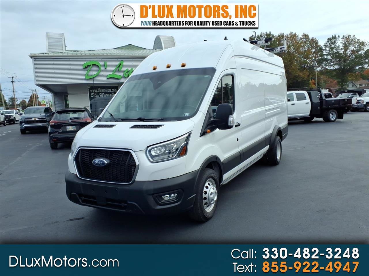 Used 2023 Ford Transit 350 148 High Roof DRW AWD w/ Exterior Upgrade Package image 1