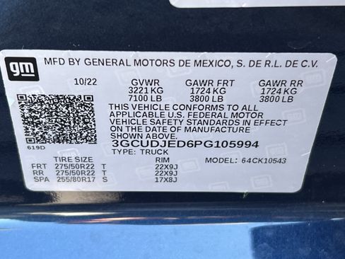 Used 2023 Chevrolet Silverado 1500 High Country w/ High Country Premium Package image 36