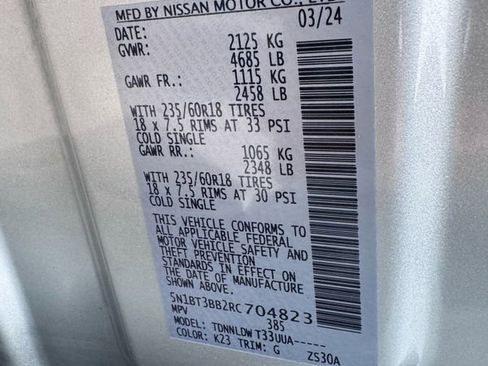 Used 2024 Nissan Rogue SV image 46