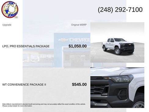 New 2026 Chevrolet Colorado W/T w/ LPO, Pro Essentials Package image 5