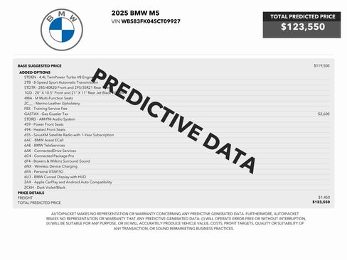 Used 2025 BMW M5 w/ Carbon Package image 91